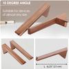 TheHrdwoodCom Wooden Laptop Stand for Desk  Solid Walnut Riser for for MacBooks and Notebooks  Ergonomic Portable Laptop Holder  Adjustable Desktop Shelf for Home Office view 2