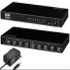 FDBV hdmi splitter 1 in 8 out 4K, 8 Port Powered HDMI Splitter Multi Monitor Outputs 3D for Projector, HDTV One in Eight Out Powered 8way HDMI Splitter Audio Video Distributor Amplifier with Charger view 1