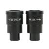 2PCS WF10X WF15X WF20X WF25X WF30X Wide Field Eyepiece For Binocular Trinocular Stereo Microscope 30MM Installation Interface (Color : Red) view 1