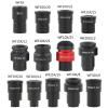 2PCS WF10X WF15X WF20X WF25X WF30X Wide Field Eyepiece For Binocular Trinocular Stereo Microscope 30MM Installation Interface (Color : Red) view 2