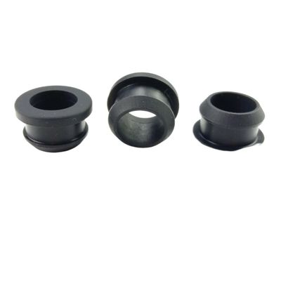 GatherTOOL Silicone Rubber Snap-on Grommet Hole Plugs Black 4.5mm-50.6mm End Caps Bung Wire Cable Protect Bush (Size : 50.6-Bore44.5mm-1pcs)