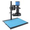 3 8MP 2K HDMI USB Video Digital Microscope Microscope Continus Zoom 12 0X 300X C- Soldering Mobile Phone Repair Tools (Color : D 130X Suit) view 1