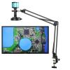 48MP 4K 1080P HDMI USB Industrial Video Microscope Camera 1X-130X Zoom C-Mount Lens Remote Control for Digital Image Capture (Color : 51CM Holder) view 2