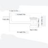 DYPASA Projector Mount Miniprojector Ceiling Mount Aluminum Alloy L-Shaped Projector Stand 1/4 Universal Screw Simple Projector Stand Office and Home Ceiling Mount with Tray view 2