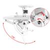 DYPASA Projector Mount Projector Ceiling Mounting Bracket Aluminum Alloy Tray Projector Hanger Bracket 360-degree Rotating Bearing 22 Pounds Ceiling Mount with Tray (Color : Black) view 4