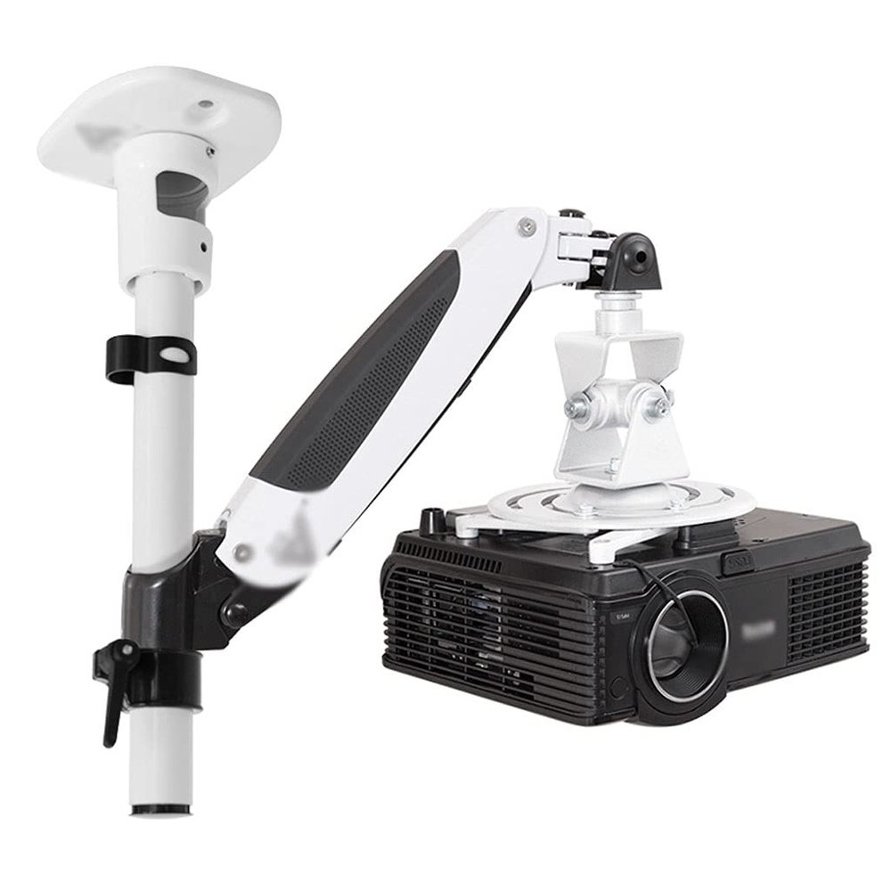 DYPASA Projector Mount Projector Hanger Bracket Wall-Mounted Projector Mounting Bracket Can be Rotated 360 Degrees The Maximum Load is 14.33 Pounds Ceiling Mount with Tray
