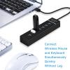 7-Port USB Hub, YaimhSound Multiple USB, 6 Port USB Hub, USB 3.0 USB 2.0 Hub, USB Splitter for Laptop, PC, Keyboard, Mouse, SSD, Dell, HP, Lenovo, MacBook, Acer, Surface, 1ft view 4