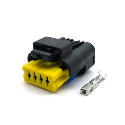 Tongkat Ruiting Store 2 Sets 2 3 4 5 6 Pin Way Waterproof FCI Female Automotive Wire Harness Connector Car Plastic Housing Electrical (Color : Lavender, Size : 2 Set of 4P one raw)