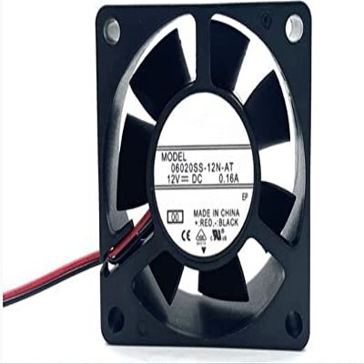 06020SS-12N-AT 12V 0.16A 6020 Cooling Fan 60X60X20mm