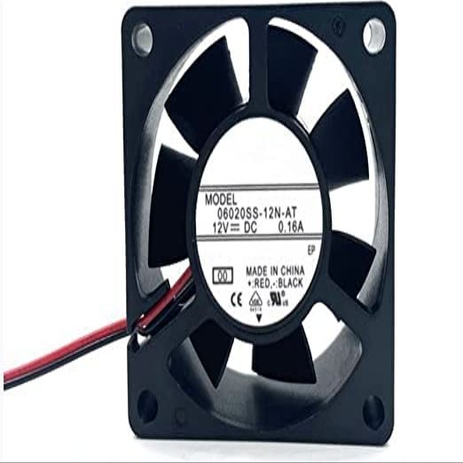 06020SS-12N-AT 12V 0.16A 6020 Cooling Fan 60X60X20mm