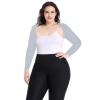 Plus Size Advanced Cooling Shawl Arm Sleeves Sun Protection for Women Breathable Anti-UV Golf & Outdoor Sports Cooler Shrug(Gray,M) view 1