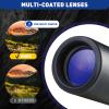 HDAJY Mini Monocular Telescope, Upgrade 30 x 25 HD Monoculars for Adults High Powered, Be Used for Stargazing, Hunting, Black view 3