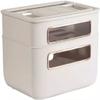 Cable Tidy Box,Router Rack Wire Cable Storage Case Organizer Box Socket Plug Router Board Bracket (Color : Wit) (Color : Wit) view 1