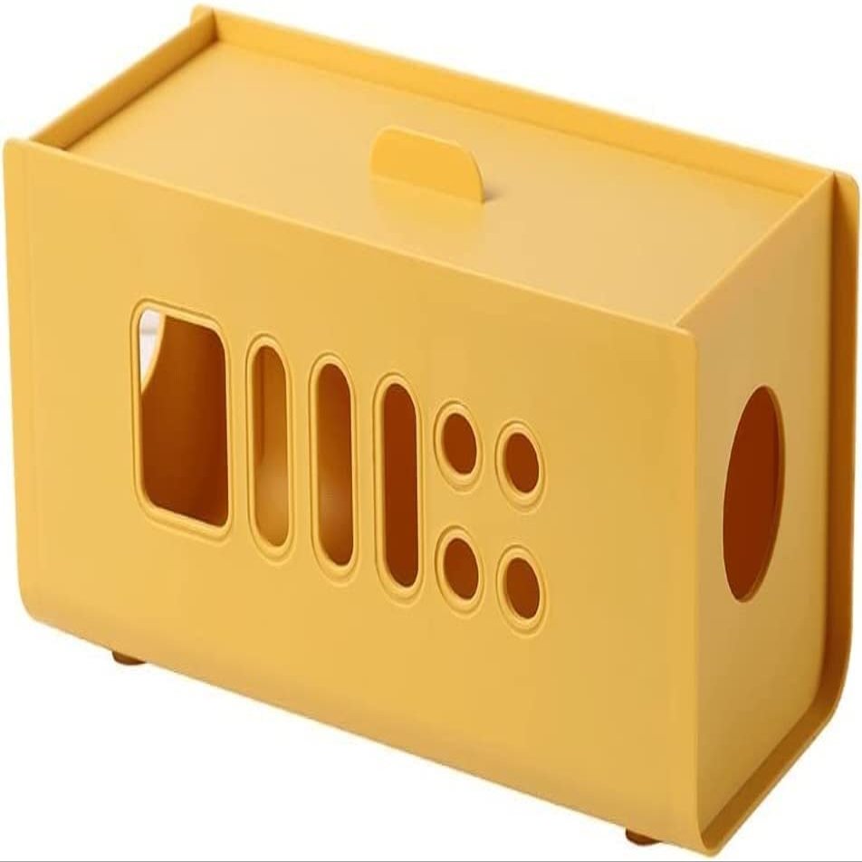 Cable Tidy Box,Plug and Row Wire Storage Box Power Plug Board Electrical Box Collection Box Socket Charger Storage Container