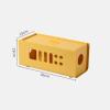Cable Tidy Box,Plug and Row Wire Storage Box Power Plug Board Electrical Box Collection Box Socket Charger Storage Container view 2