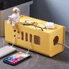 Cable Tidy Box,Plug and Row Wire Storage Box Power Plug Board Electrical Box Collection Box Socket Charger Storage Container view 3