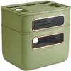 Cable Tidy Box,Router Rack Wire Cable Storage Case Organizer Box Socket Plug Router Board Bracket (Color : Wit) (Color : Vert) view 1