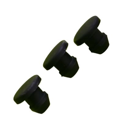 GatherTOOL 10pcs/Set Black 4.5mm to 50.6mm Silicone Rubber Hole Caps T Type Plug Cover Snap-on Gasket Blanking End Caps Seal Stopper (Color : 10pcs, Size : 38.6mm)