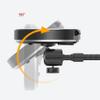 DYPASA Projector Mount Gooseneck Projector Stand Multi-Angle Free Rotation Adjustment Portable Bedside Desktop Projector Stand Bearing Capacity 11.02lb Ceiling Mount with Tray (Size : 13.77in) view 2