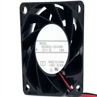 06038DA-12S-EWH 12V 1.80A 6038 Cooling Fan 60X60X38mm