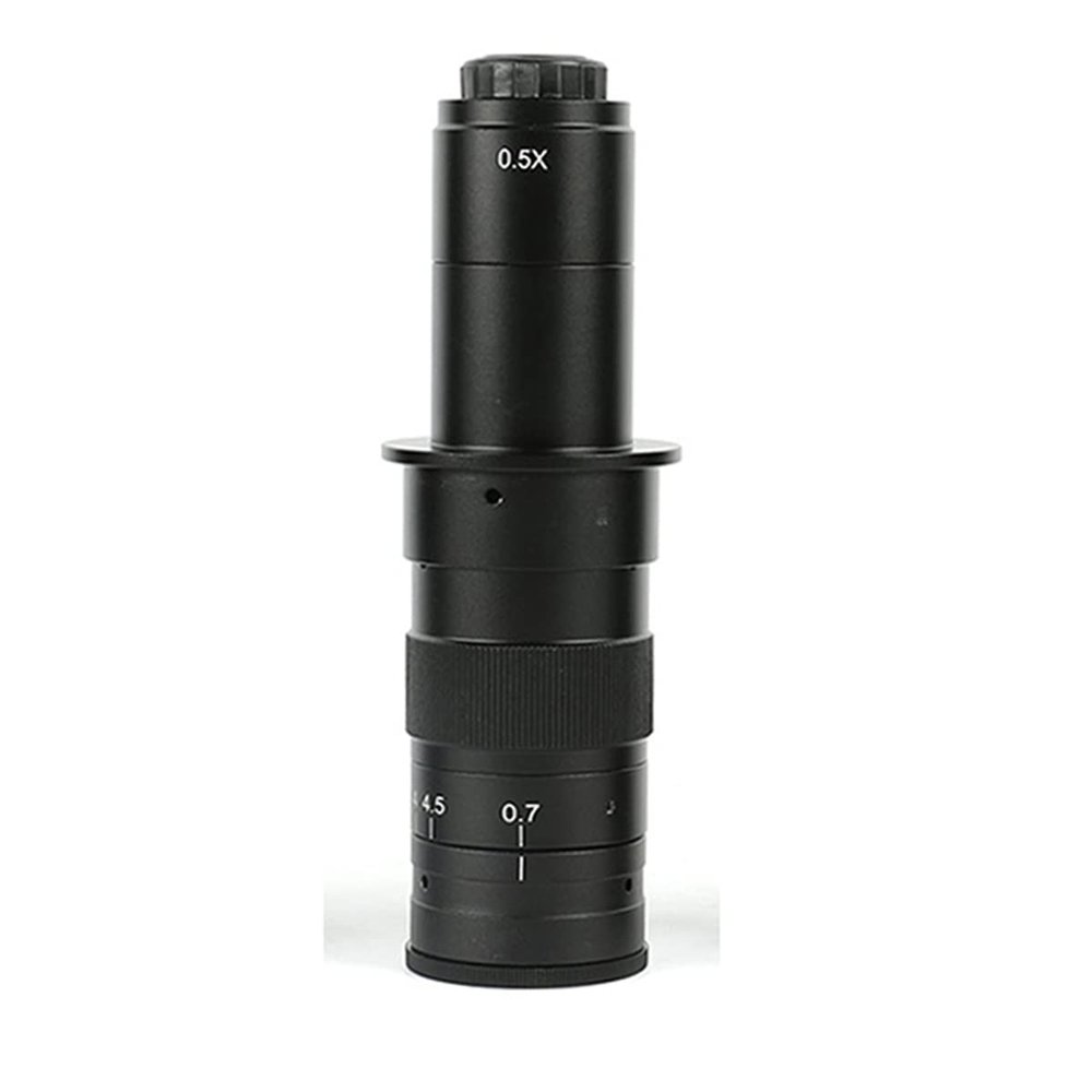JUIYU Microscope Accessories Kit Adjustable 180X 120X 300X Zoom C Mount Lens 0.7X - 4.5X Magnification for Industry Video Microscope Camera Microscope Slides (Color : 180X)