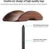 Nicfaky 2X Headphone Stand, Headset Holder Made of Walnut Wood &, Natural Walnut Gaming Headphone Holder with Base view 2