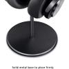 Nicfaky 2X Headphone Stand, Headset Holder Made of Walnut Wood &, Natural Walnut Gaming Headphone Holder with Base view 4