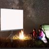 DIBAKO Adjustable Projector Screen, 3D Projection Movie Screen Portable White Projection Screen, 60" Stand Screen with Tripod for Home, Office, School, Aspect Ratio 4:3 16:9 view 1