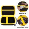 ANKHOH Print Camera Case for Kodak Mini Shot 3 Retro 4PASS Wireless Instant Camera & Photo Printer, Picture Printer Carrying Storage Bag Holder Fits for Kodak Mini 3 Retro (Black+Yellow) (Box Only) view 4