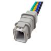 AELFIE 5 Pin 2.0mm Small Current JST Grey Waterproof Connector Miniature Switch Plug Wire Harness 05T-JWPF-HHLE-D 05R-JWPF-HHLE-D (Color : 5Pin Male, Size : 1 Pc with 15cm Wire) view 1
