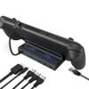 for Steam Deck 4K@60Hz TV Dock Steam Deck Multifunctional Video Converter Dock Steam Deck Docking Station with Network Port TV Converter Dock with HDMI 2.0, 3 USB 3.0, PD 100W (Black view 1