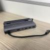 for Steam Deck 4K@60Hz TV Dock Steam Deck Multifunctional Video Converter Dock Steam Deck Docking Station with Network Port TV Converter Dock with HDMI 2.0, 3 USB 3.0, PD 100W (Black view 3