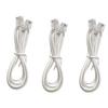 6-Foot Telephone landline Extension Cord Cable Cord with Standard RJ-11 6P4C Plug for Landline Phone and Fax (White 3Pack) view 1