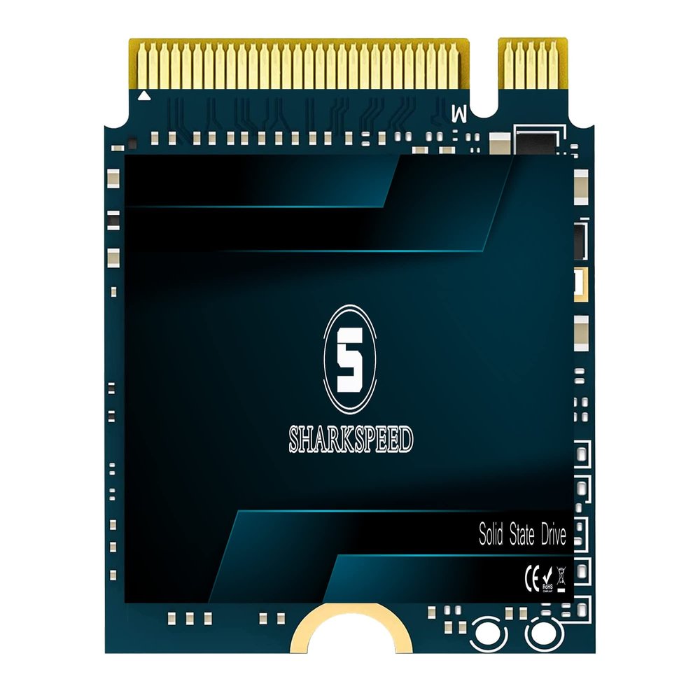 S SHARKSPEED M.2 2230 SSD 1TB NVMe PCIe Gen3.0X4 Internal Solid State Drive, Compatible with Steam Deck, ROG Ally, Microsoft Surface Pro7/Pro8/pro9+/ProX/laptop3/laptop4/laptop Go/book3, Ultrabook