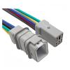AELFIE 5 Pin 2.0mm Small Current JST Grey Waterproof Connector Miniature Switch Plug Wire Harness 05T-JWPF-HHLE-D 05R-JWPF-HHLE-D (Color : 5Pin Female, Size : 1 Pc with 15cm Wire) view 4