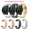 KAVJU 26 22mm Quick Release Stainless steel Watch band Strap for Garmin Fenix 7 7X Watch EasyFit Wrist Band Strap (Color : Preto, Size : 20mm Fenix 6S Pro) view 2