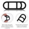 AIEX 8pcs Bike Silicone Mount Band, Bike Light Mount Band Bike Phone Mount Bands Strap (Black) view 3