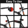 AIEX 8pcs Bike Silicone Mount Band, Bike Light Mount Band Bike Phone Mount Bands Strap (Black) view 4