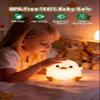 Amaredom DoDo Duck Night Light, Cute Duck Lamp, Silicone Dimmable Nursery Nightlight, Rechargeable LED Bedside Lamp with 20 Minutes Timer & Tap Control Baby Girls Women Bedrooms, Living Room view 2