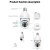 Hausafecam HD, Hausafecam HD Light Bulb Camera,Light Camera for Home Security with Smart Motion Detection,Color Night Vision,2 Way Audio (2White) view 2