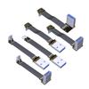 ADTLINK USB 2.0 Micro B Male to Type A Male Extension Ribbon Cable Fold 90 FPV Slim Flat Soft Flexible FPC (10cm, S2A-W1) view 1