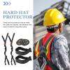 iplusmile 2sets Safety Helmet Liners Chin Straps Hard Hat Sweatband Protective Kit for Outdoor Work and Sports Activities view 3
