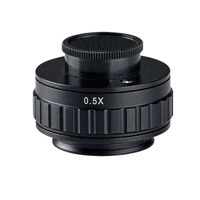 0.5X C-Mount Adapter (for 0.7X-4.5X Head) Trinocular Video Microscope Camera Adapter
