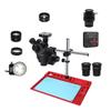 3.5X-90X Simul-Focal Trinocular Stereo Zoom Microscope with 38MP HDMI USB Microscopio Digital Camera Soldering PCB Repair Tool (Color : 38MP CTV 0.5X Lens) view 1