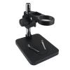 Adjustable 76mm Focus Holder Miroscope Stand, 32mm Pillar Table Microscope Support for Trinocular Binocular Stereo Microscope (Color : Small Black) view 1
