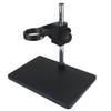 Adjustable 76mm Focus Holder Miroscope Stand, 32mm Pillar Table Microscope Support for Trinocular Binocular Stereo Microscope (Color : Big Black) view 1