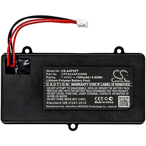 FYIOGXG Cameron Sino Battery for AAXA P300 Pico Projector PN:AAXA CRTAAXAP300RB 1300mAh / 9.62Wh