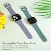 Minyee 2 Packs Floral Engraved Band Compatible with Fitbit Versa 4/Versa 3/Sense 2/Sense Band Women, Cute Silicone Dandelion Sunflower Design Soft Sport Fancy Summer Strap for Versa 4 view 2