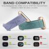Minyee 2 Packs Floral Engraved Band Compatible with Fitbit Versa 4/Versa 3/Sense 2/Sense Band Women, Cute Silicone Dandelion Sunflower Design Soft Sport Fancy Summer Strap for Versa 4 view 3