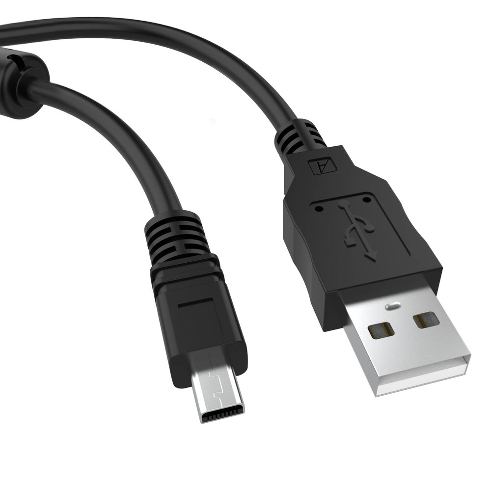 6.6 Feet Replacement UC-E6 UC-E23 UC-E17 USB Cable Photo Transfer Cord Compatible with Nikon Digital Camera SLR DSLR D3200 D3300 D750 D5300 D7200 Coolpix L340 L32 A10 P520 P510 P500 S9200 S6300, More